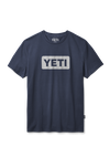 YETI Short Sleeve T-Shirt Navy/White Same Day Delivery