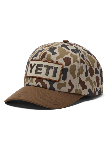 YETI® Wetlands Camo Logo Badge Mid Pro Flat Brim Hat Best Seller